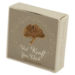 Handschmeichler Gingko, in Schachtel "Viel Kraft für dich"*Klosterverlag Maria Laach New