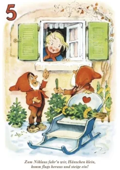 Korsch Verlag GmbH Abreiß-Kalender*Hansels Winterreise. Adventskalender