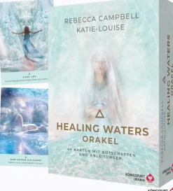 Königsfurt-Urania Spiritualität*Healing Waters Orakel - 44 Karten mit Botschaften und Anleitungen