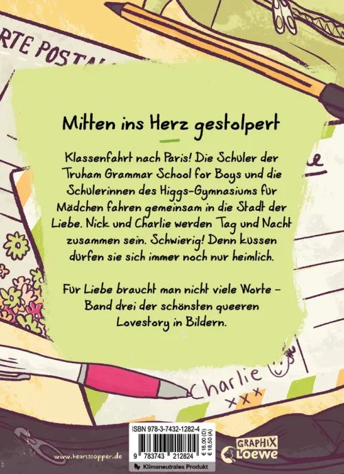 Loewe Verlag GmbH Lgbtqia+ Jugendbücher*Heartstopper Volume 3 (deutsche Hardcover-Ausgabe)