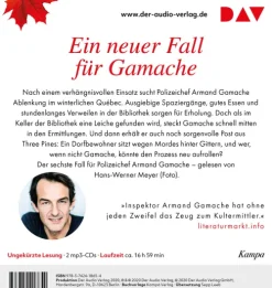 Der Audio Verlag GmbH Krimis & Thriller·Thriller|Krimis & Thriller·Cosy Crime*Heimliche Fährten. Der sechste Fall für Gamache