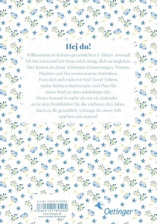 Hej, Leben. Mein Journal*Oetinger Hot