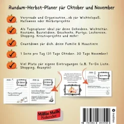 tredition Familie & Freundschaft*Herbst Planer Tagesplaner für Wichtelvorbereitung, Halloween-Adventskalender Countdown, Wichtelaktivitäten Schabernack Streiche Wichteltür, Kalender Vorweihnachtszeit