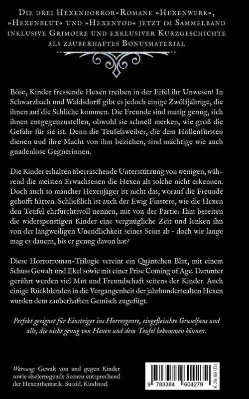 tredition Esoterische Thriller*Hexenhorror-Trilogie