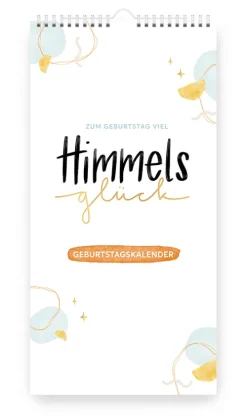Brunnen-Verlag GmbH Geburtstagskalender-Himmelsglück Geburtstagskalender