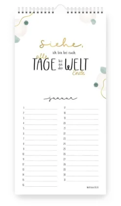 Brunnen-Verlag GmbH Geburtstagskalender-Himmelsglück Geburtstagskalender