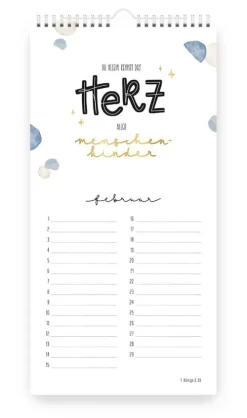 Brunnen-Verlag GmbH Geburtstagskalender-Himmelsglück Geburtstagskalender