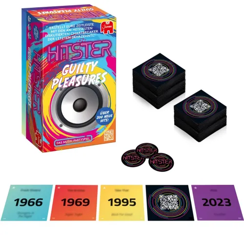 Jumbo Spiele GmbH Familien- & Gesellschaftsspiele-Hitster - Guilty Pleasures