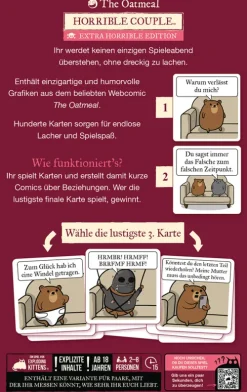 Exploding Kittens Familien- & Gesellschaftsspiele*Horrible Couple (Extra Horrible Edition)