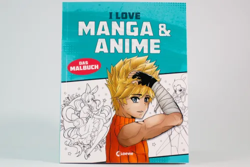 Loewe Verlag GmbH Artbooks & Handbücher-I love Manga & Anime - Das Malbuch