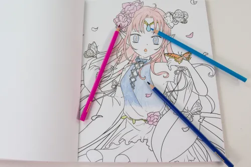 Loewe Verlag GmbH Artbooks & Handbücher-I love Manga & Anime - Das Malbuch