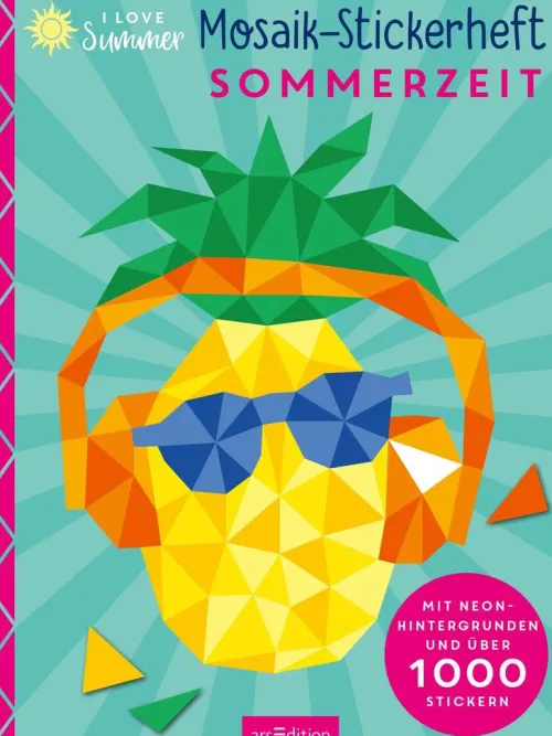 I Love Summer - Mosaik-Stickerheft Sommerzeit*Ars Edition GmbH Outlet