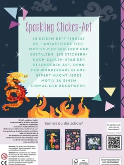 I Love to Sparkle - Mosaik-Stickerheft Fabelwesen*Ars Edition GmbH Sale