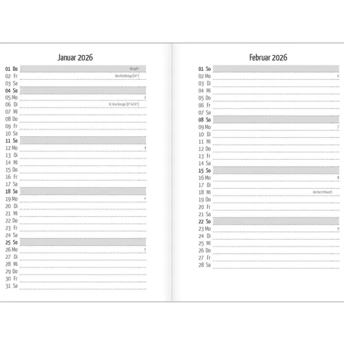 Kawohl Terminkalender-Ich bin dir immer nah 2026