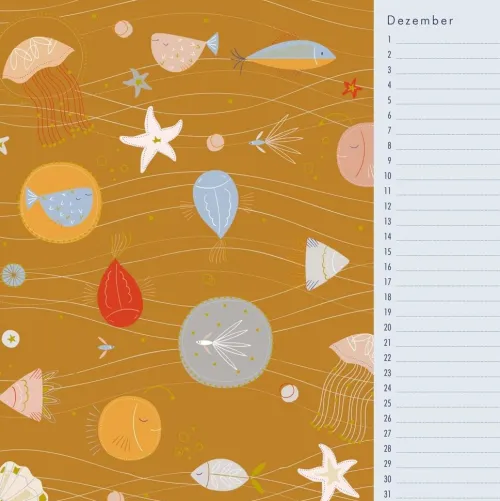Immerwährender Geburtstagskalender - Little Cosmos - Turnowsky - Quadrat-Format 24 x 24 cm*Neumann Verlage GmbH & Co Outlet