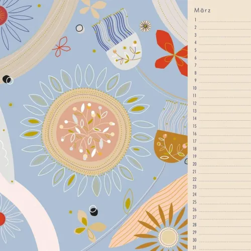 Immerwährender Geburtstagskalender - Little Cosmos - Turnowsky - Quadrat-Format 24 x 24 cm*Neumann Verlage GmbH & Co Outlet