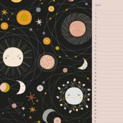 Immerwährender Geburtstagskalender - Little Cosmos - Turnowsky - Quadrat-Format 24 x 24 cm*Neumann Verlage GmbH & Co Outlet