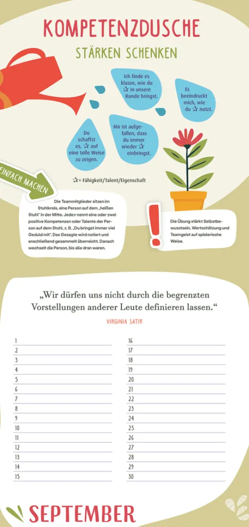 Herder Verlag GmbH Immerwährender Kalender*Immerwährender Teamkalender. Für ein gutes Miteinander