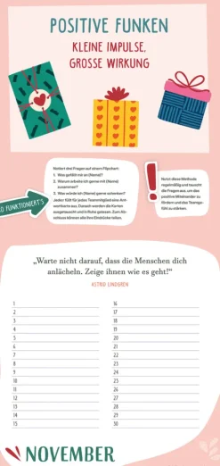 Herder Verlag GmbH Immerwährender Kalender*Immerwährender Teamkalender. Für ein gutes Miteinander