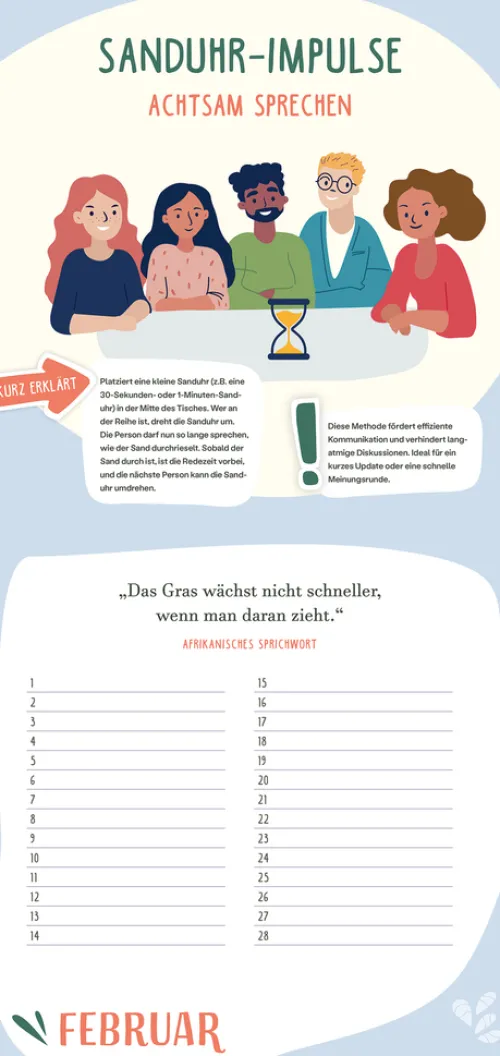 Herder Verlag GmbH Immerwährender Kalender*Immerwährender Teamkalender. Für ein gutes Miteinander