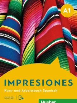 Hueber Verlag GmbH Spanische Bücher-Impresiones A1. Kurs- und Arbeitsbuch plus interaktive Version
