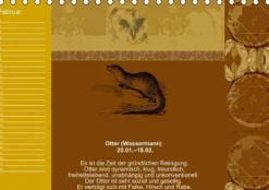 Calvendo Immerwährender Kalender*Indianisches Horoskop / Geburtstagskalender (Tischkalender immerwährend DIN A5 quer)