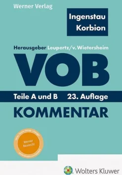 Werner Verlag Ingenieurwissenschaft*Ingenstau / Korbion, VOB Teile A und B - Kommentar