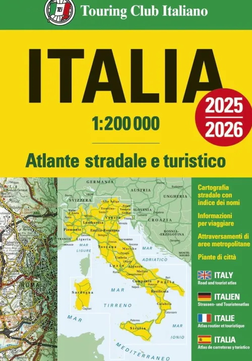 Touring Italienische Bücher*Italia. Atlante stradale e turistico 1:200.000