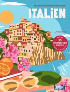 Dumont Reise Vlg GmbH + C Bildbände-Italien - Das große Ausmalbuch nach Zahlen