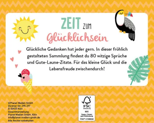 Naumann & Göbel Verlagsg. Lebensfreude-It's a perfect day for a perfect day