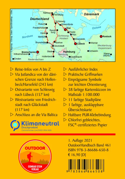 Jakobsweg Via Jutlandica*Stein, Conrad Verlag Sale