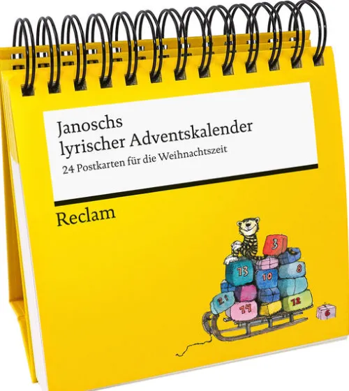 Reclam Philipp Jun. Postkartenkalender-Janoschs lyrischer Adventskalender | Dekorativer Postkarten-Adventskalender zum Aufstellen von Janosch