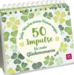 Jede Woche etwas Neues wagen - 50 Impulse für mehr Glücksmomente*Groh Verlag Sale