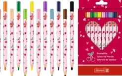 Jumbo Buntstifte 12er Pckg. Fruity Love*Baier & Schneider Discount