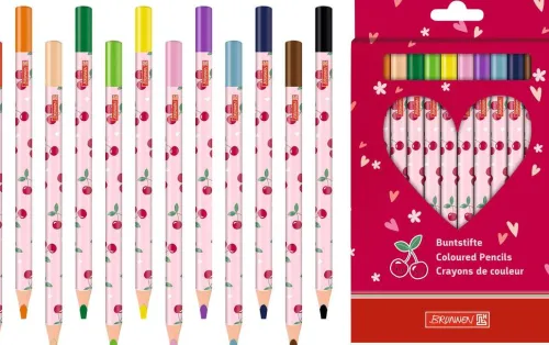 Jumbo Buntstifte 12er Pckg. Fruity Love*Baier & Schneider Discount