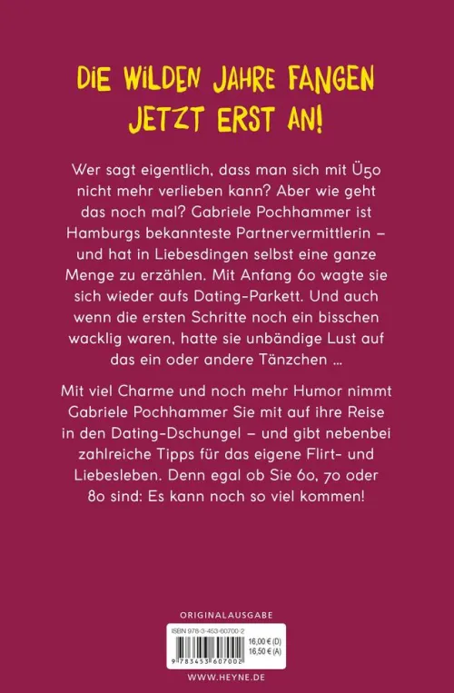 Heyne Taschenbuch Beziehungen & Sexualität-Jung (Ü50) sucht - Habe Falten, sehe aber auch deine nicht mehr so gut