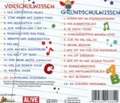 Alive Kinder- & Jugendbücher·Kinderbeschäftigung*Junge Dichter und Denker - Vorschulwissen und Grundschulwissen,2 Audio-CD