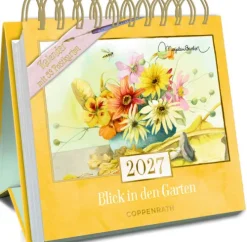 Coppenrath Geburtstagskalender*Kalender mit 53 Postkarten 2027 - Blick in den Garten