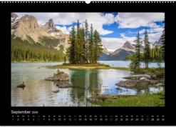 Calvendo Wandkalender-KANADA - Rocky Mountains (Wandkalender 2026 DIN A2 quer), Monatskalender
