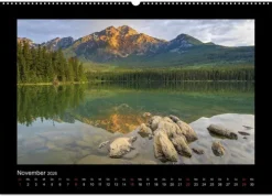 Calvendo Wandkalender-KANADA - Rocky Mountains (Wandkalender 2026 DIN A2 quer), Monatskalender