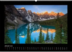 Calvendo Wandkalender-KANADA - Rocky Mountains (Wandkalender 2026 DIN A2 quer), Monatskalender