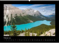 Calvendo Wandkalender-KANADA - Rocky Mountains (Wandkalender 2026 DIN A2 quer), Monatskalender