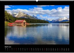 Calvendo Wandkalender-KANADA - Rocky Mountains (Wandkalender 2026 DIN A2 quer), Monatskalender