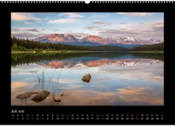 Calvendo Wandkalender-KANADA - Rocky Mountains (Wandkalender 2026 DIN A2 quer), Monatskalender