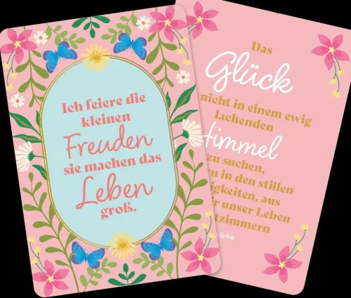 Groh Verlag Lebensfreude|Glück & Wünsche*Kartenset: Gute-Laune-Mantras