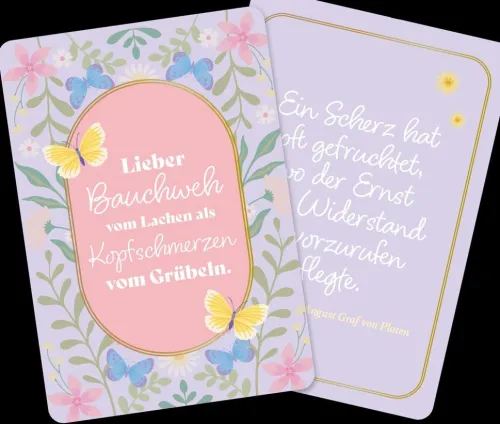 Groh Verlag Lebensfreude|Glück & Wünsche*Kartenset: Gute-Laune-Mantras