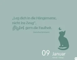Heye Kalender Abreiß-Kalender-Katzen my love Tagesabreißkalender 2026