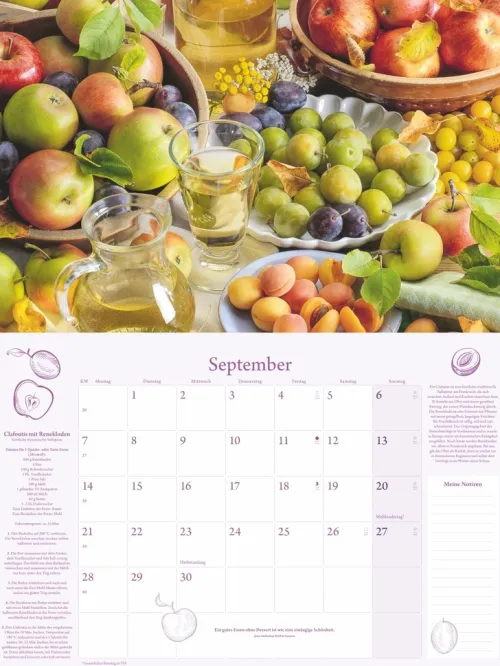 Heye Terminkalender-Küchenkalender Broschur XL 2026