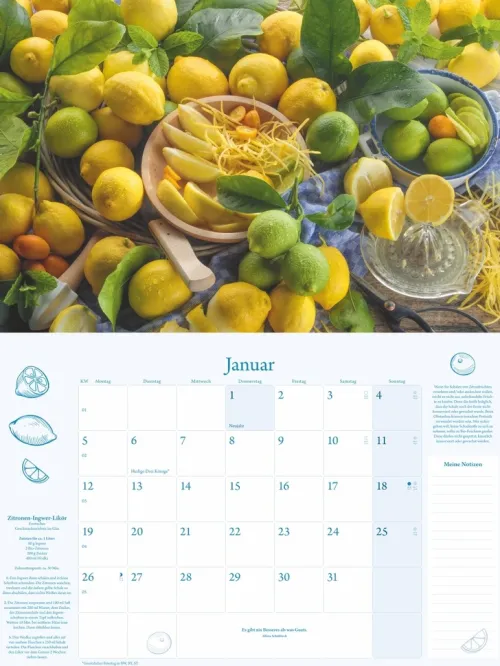 Heye Terminkalender-Küchenkalender Broschur XL 2026