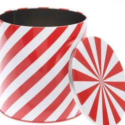 Keksdose Streifen, rot-weiß*RICO-Design tap Discount